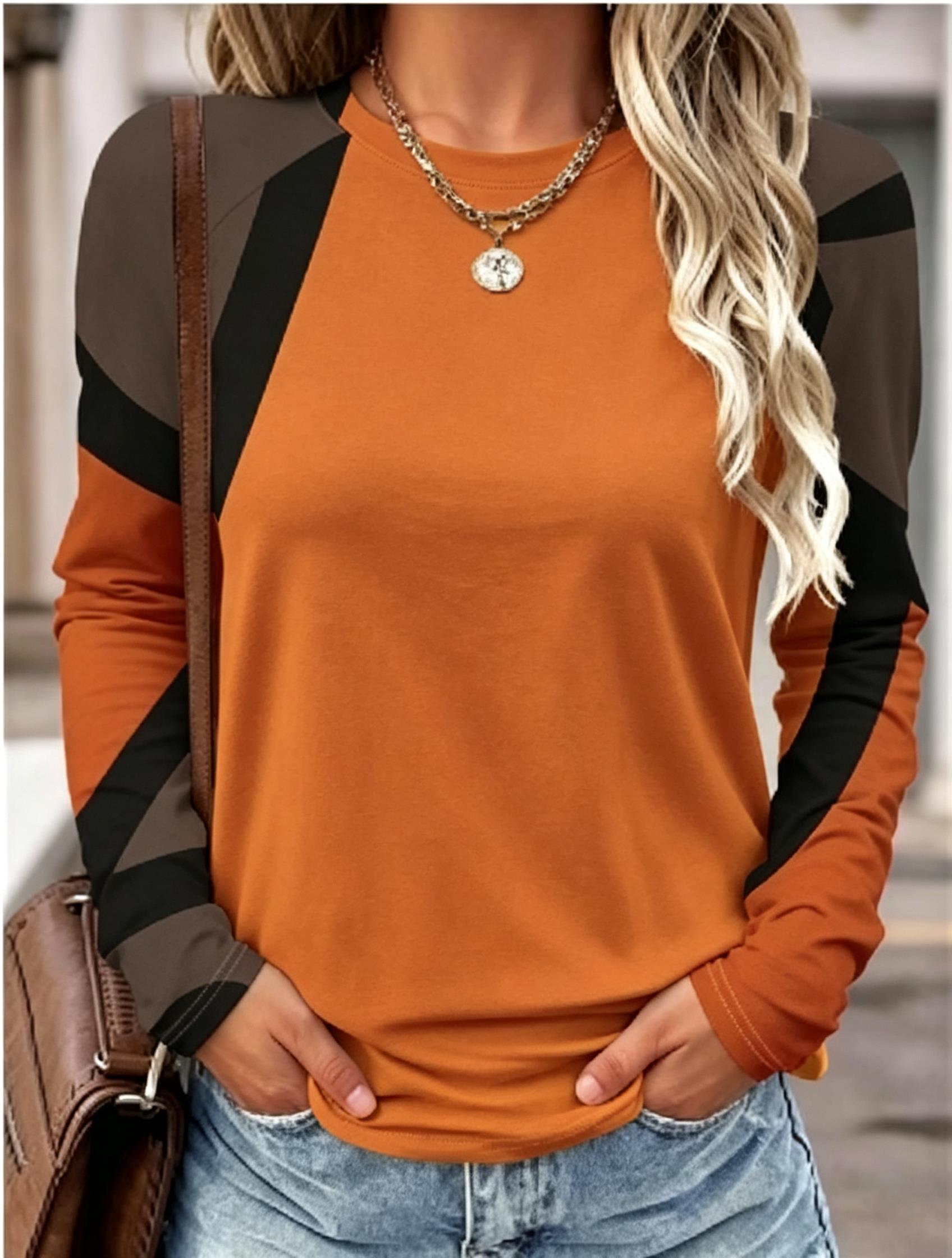2026 Dames T-shirt met lange m - Blouses recensie en prijs