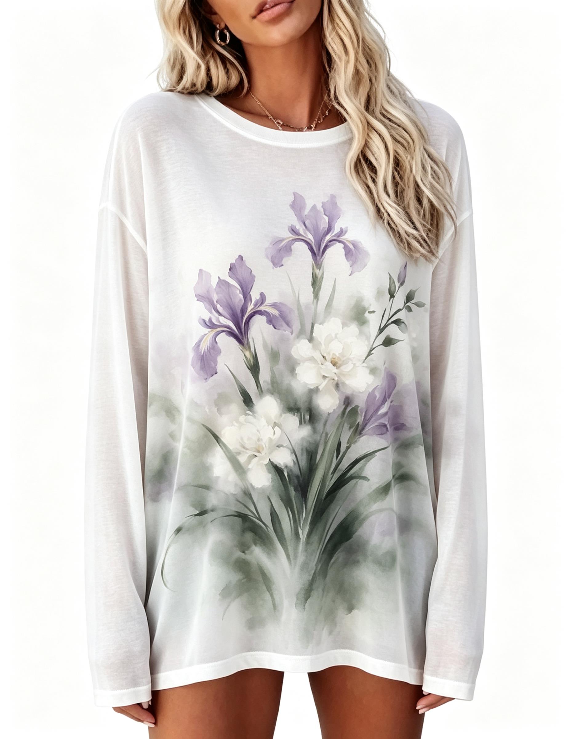 Dames T-shirt met lange mouwen - Blouses recensie en prijs