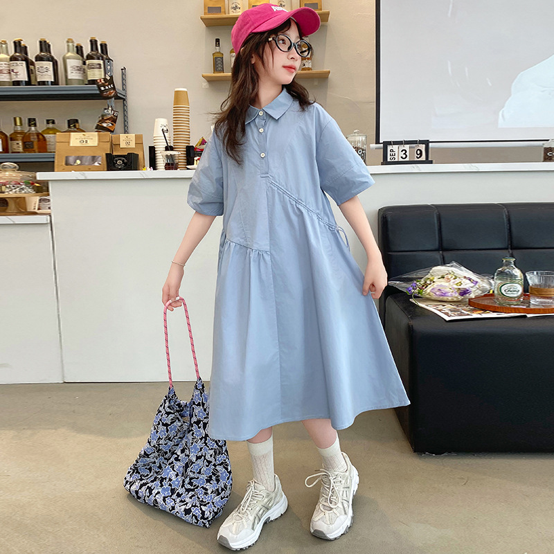 Koreaanse kinderkleding meisje - Korean Style A Line Shirt Dress recensie en prijs