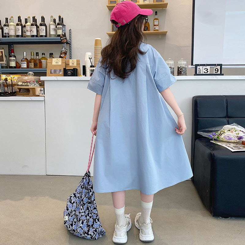 Koreaanse kinderkleding meisje - Korean Style A Line Shirt Dress recensie en prijs