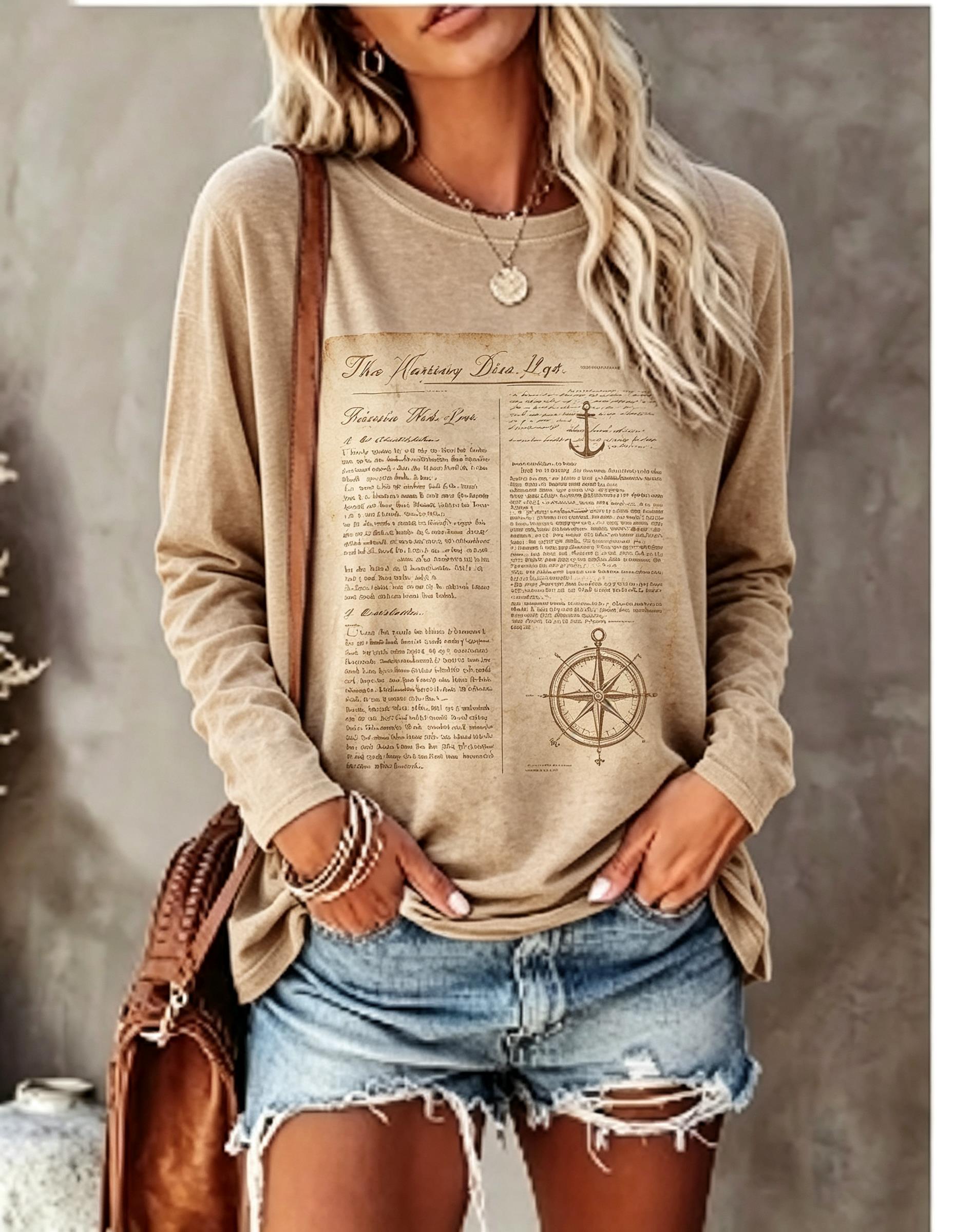 Dames T-shirt met lange mouwen - Blouses recensie en prijs